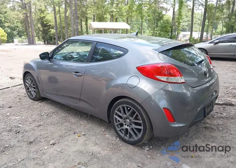 2012 Hyundai Veloster Base W/Black из США, поврежденный, VIN KMHTC6AD3CU078547